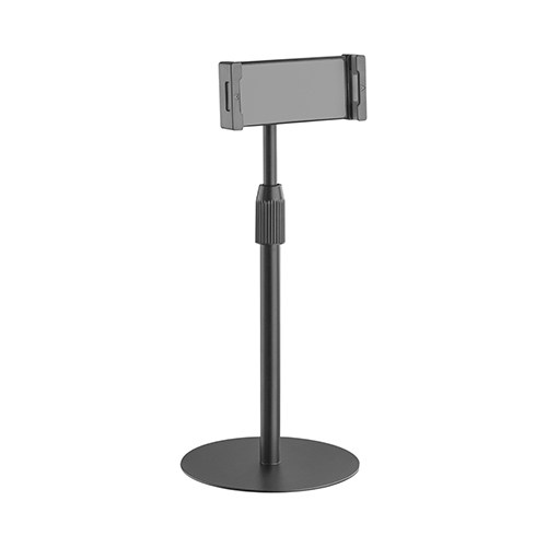 TBS01-1-B Brateck Ball Join designHight Adjustable tabletop Stand for Tablets & Phones Fit most 4.7'-12.9' Phones and Tablets - Black TBS01-1-B