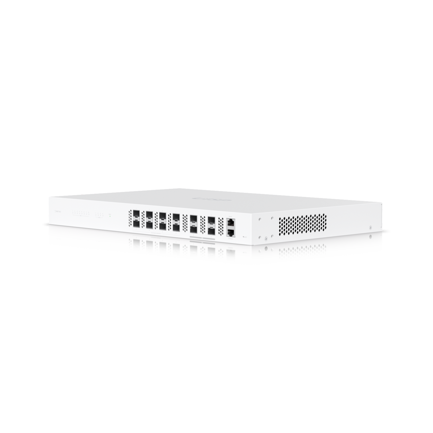 UISP-FIBER-OLT-XGS Ubiquiti UISP Fiber OLT XGS, 2048 Client capacity, (8) 10G SFP+ OLT ports, (4) 25G SFP28 uplink ports UISP-FIBER-OLT-XGS