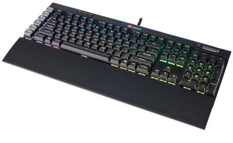 Corsair K95 Rgb Platinum Cherry Mx Speed Black Trim 18 G Keys And Rgb ...