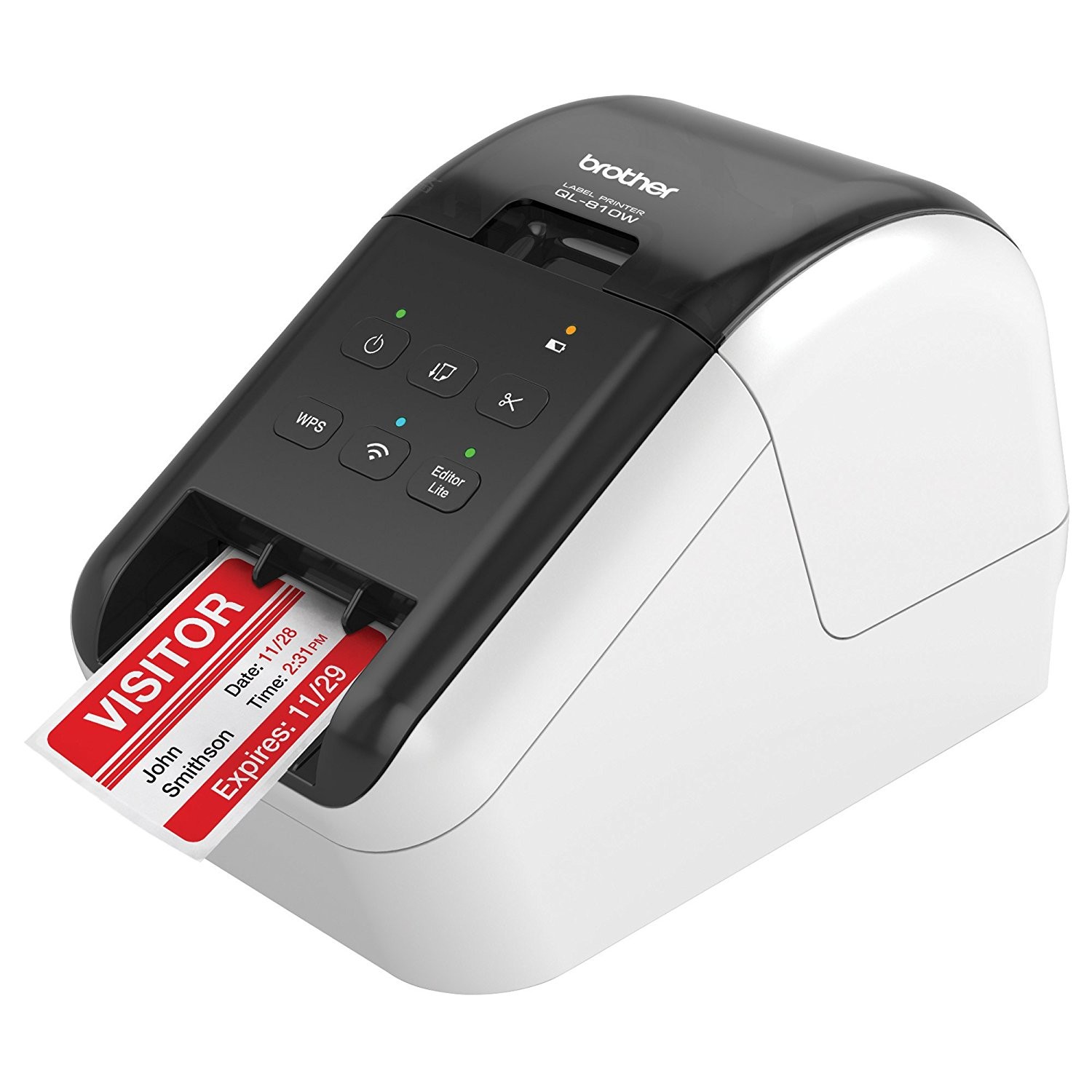 Brother Wireless (wifi) High Speed Label Printer/ Up To 62mm With Black ...