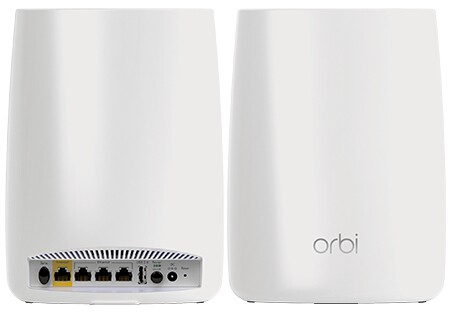 Netgear Orbi Ac3000 Tri-band Wifi System Rbr50 4 Ports Gigabit Router ...