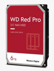 Western Digital WD Red Pro 6TB 3.5" NAS HDD SATA3 7200RPM 256MB Cache 24x7 300TBW ~24-bays NASware 3.0 CMR Tech WD6005FFBX