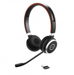 Jabra Evolve 65 SE MS Teams Stereo Wireless Headset, 2yrs Warranty 30-m Wireless Range, 14-Hour Battery Life, Passive Noise Cancellation, BusyLigh 6599-833-309