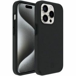 Incipio Duo Case for Apple iPhone 15 Pro Smartphone - Soft-touch Texture - Black - Soft-touch - Bump Resistant, Drop Resistant, Impact Resistant, Bacterial Resistant, Scratch Resistant, Smudge Resistant IPH-2119-BLK