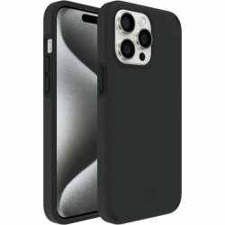 Incipio Duo Case for Apple iPhone 15 Pro Max Smartphone - Soft-Touch Texture - Black - Bump Resistant, Drop Resistant, Impact Resistant, Bacterial Resistant, Scratch Resistant IPH-2121-BLK