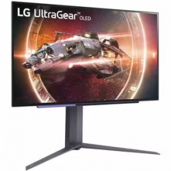 LG UltraGear 27GS95QE-B 27" Class WQHD Gaming OLED Monitor - 16:9 - Black - 26.5" Viewable - OLED - 2560 x 1440 - Adaptive Sync/FreeSync Premium Pro/G-sync Compatible - 275 cd/m² - 30 µs - HDMI - DisplayPort 27GS95QE-B