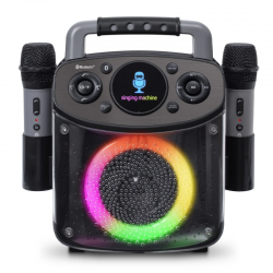 Singing Machine Mini Sparkle Bluetooth Karaoke Speaker SML294BK