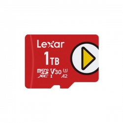 Lexar PLAY microSDXC UHS-I Card, up to 160MB/s read, up to 100MB/s write LMSPLAY001T-BNNNG