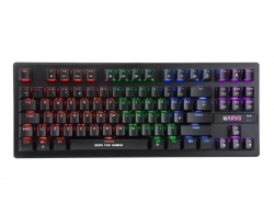 MARVO KG901Gaming Keyboard: MARVO KG901, RGB Mechanical Gaming Keyboard TKL Compact 87 Keys, Jixian Blue Switches