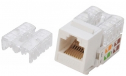 Astrotek Cat6 Utp Keystone Jack For Socket Kit 10ps Per Pack Poly Bag White Atp-kj-6