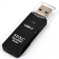 Astrotek Usb 3.0 Card Reader For Sd And Micro Sd Black Colour At-usb-reader