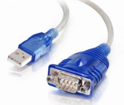 Astrotek Usb To Serial Rs232 Db9 Com Port Converter Cable 45cm Transparent Colour At-usb-serial