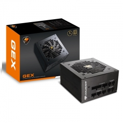 Cougar GEX650 ATX PSU: 650W 80+ Gold Full Modular Power Supply, 4x PCI-E 6+2Pin, 8x SATA (GEX650)