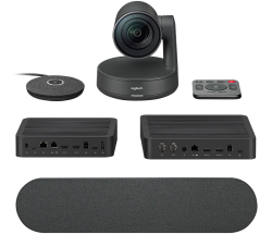 Logitech Rally Ultra Hd Conference System Kit Camera (1) Hub(2) Speaker(1) Mic Pod(1) 960-001219