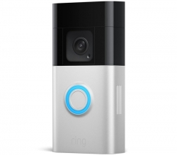 Ring Battery Video Doorbell Plus, Head-to-Toe 1536p HD Video, Two-Way Talk, Rechargeable Battery