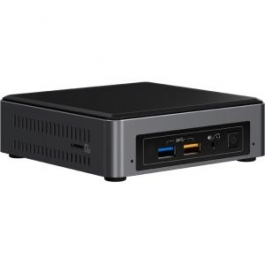 Intel on sale NUC Nuc7i7bnh with a Logitech keyboard