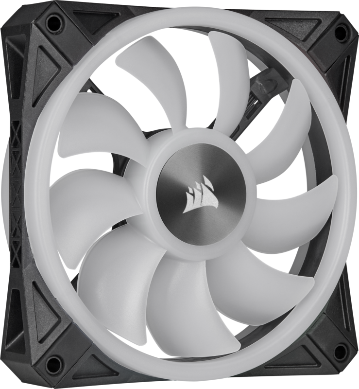 Corsair iCUE QL120 RGB 120mm PWM Single Fan (Co-9050097-Ww)