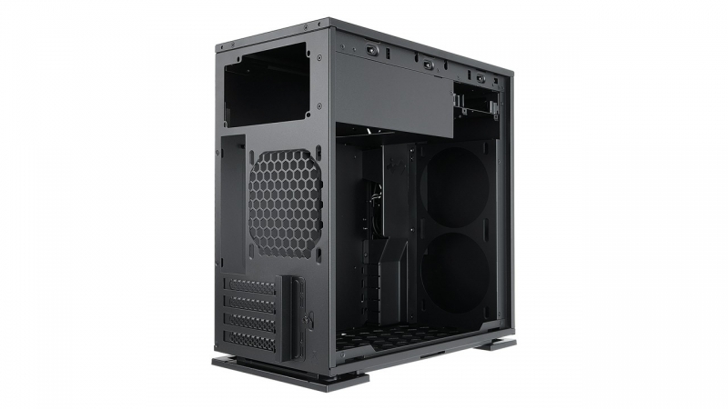 In Win 301c Micro-atx Case Black Rgb Front I/o Secc & Tempered