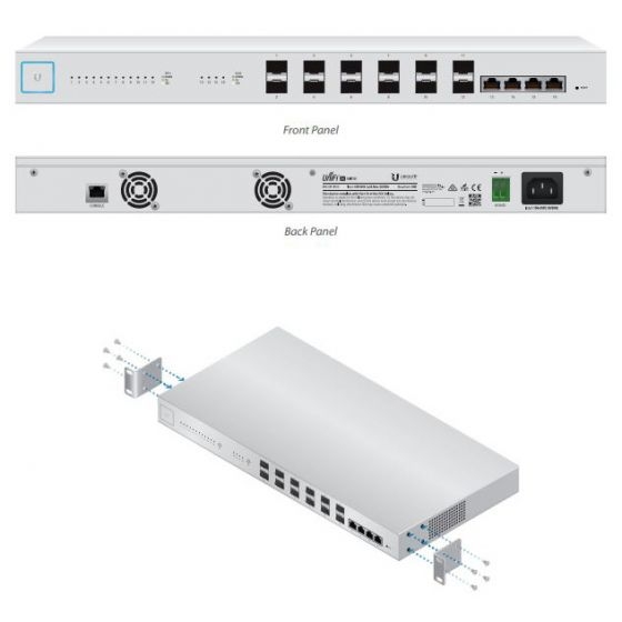 Ubiquiti Networks US-16-XG 10G 16-Port Managed Aggregation Switch