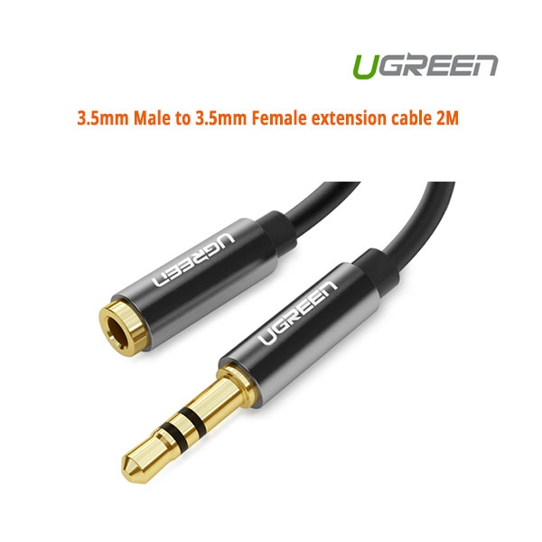 Ugreen 3.5mm male to 3.5mm Female Extension Cable 5M Black 10538