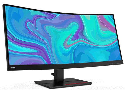 Lenovo ThinkVision T34w-20 34-inch Curved 21:9 Monitor with USB ...