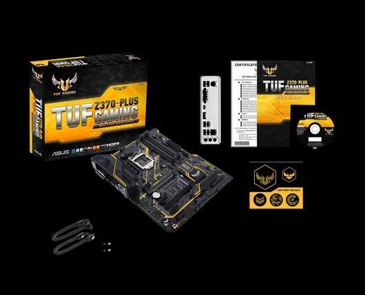 Asus Intel Motherboard Tuf Z370 Plus Gaming Lga 1151 2 Atx Z370 Chipset Tuf Z370 Plus Gaming