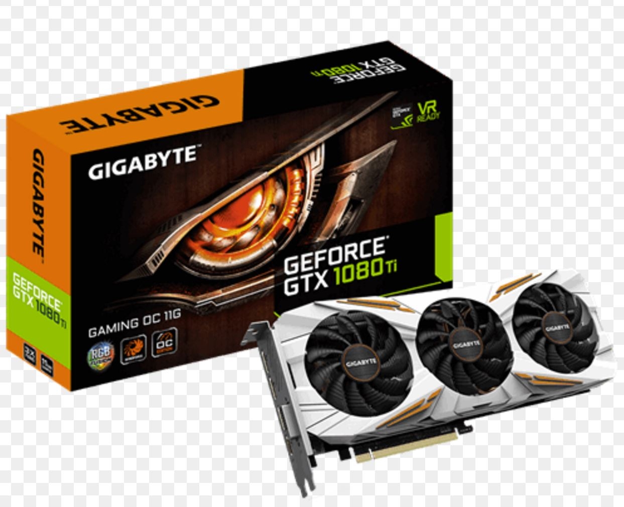 Gigabyte Nvidia Geforce Gtx 1080 Ti Gaming Oc 11gb Pcie Video Card Gddr5x 8k 7680x43 60hz 3xdp