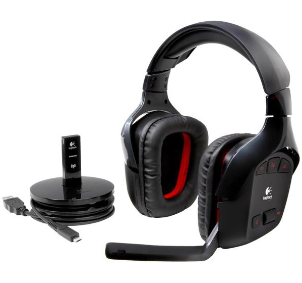 Logitech G930 7.1 Wireless Gaming Headset Lag Free Wireless