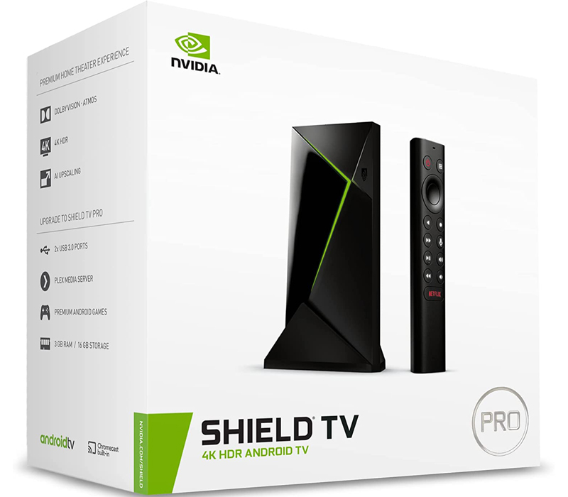 945-12897-2506-101 Nvidia Shield TV Pro 4K HDR Android TV Streaming Media Player 945-12897-2506-101