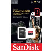 SanDisk 1TB Extreme Pro Micro SDXC Card, Rescue Pro, up to 200MB/s, A2, UHS-I, U3, V30 SDSQXCD-1T00-GN6MA