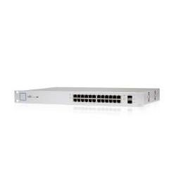 Ubiquiti US-24-250W Unifi 24-Port Gen1 PoE Switch with 24 PoE+ and 2 SFP Ports, 250W PoE Budget, 1U Rackmountable US-24-250W