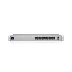 Ubiquiti USW-24 Non-PoE Unifi Switch, Layer 2 with 24 Non-PoE and 2 SFP Ports, 1U Rackmountable USW-24